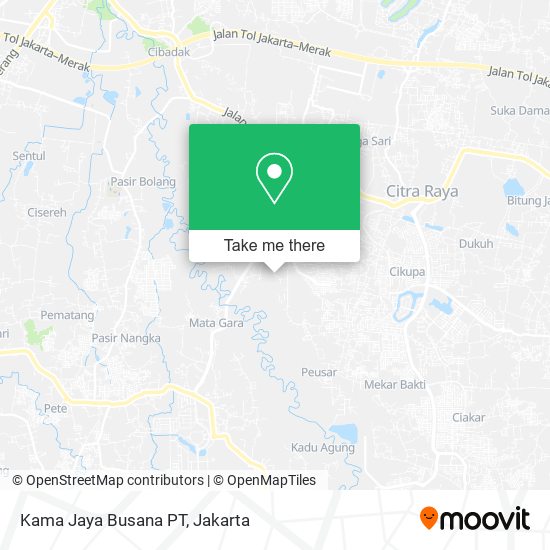 Kama Jaya Busana PT map