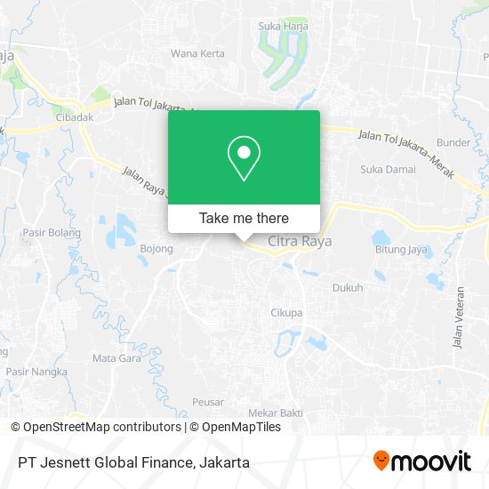 PT Jesnett Global Finance map