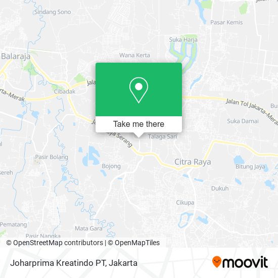 Joharprima Kreatindo PT map