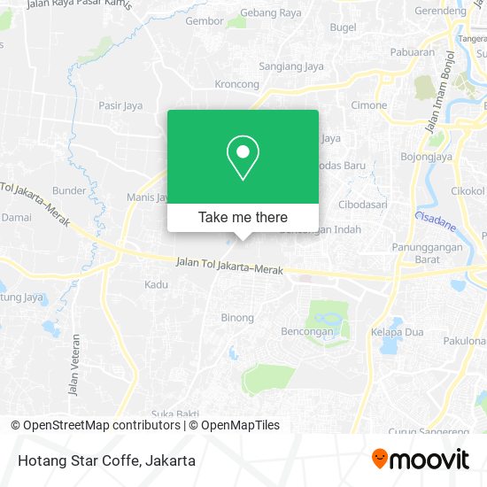 Hotang Star Coffe map