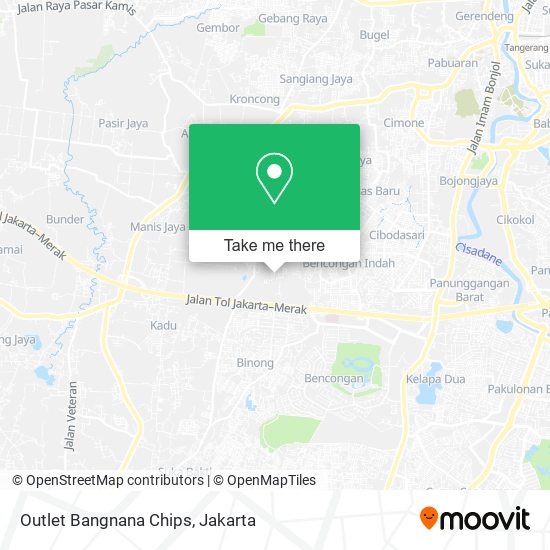 Outlet Bangnana Chips map