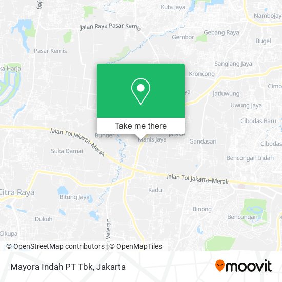 Mayora Indah PT Tbk map