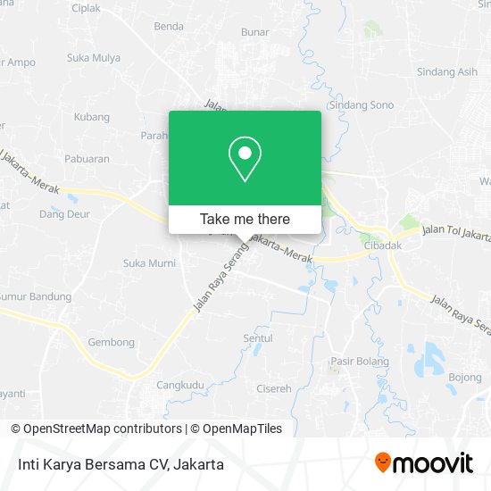 Inti Karya Bersama CV map