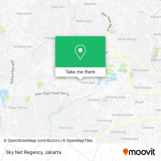 Sky Net Regency map