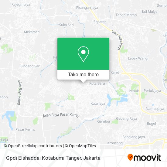 Gpdi Elshaddai Kotabumi Tanger map