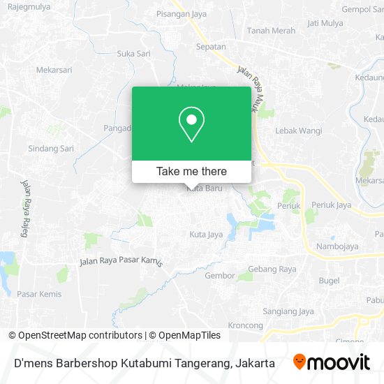 D'mens Barbershop Kutabumi Tangerang map