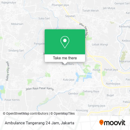 Ambulance Tangerang 24 Jam map