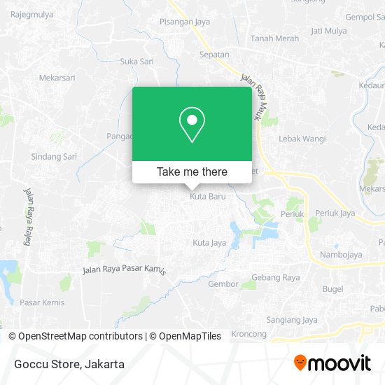 Goccu Store map