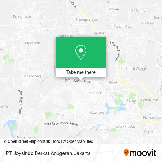 PT Joysindo Berkat Anugerah map