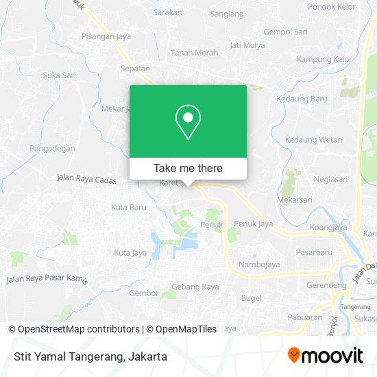 Stit Yamal Tangerang map