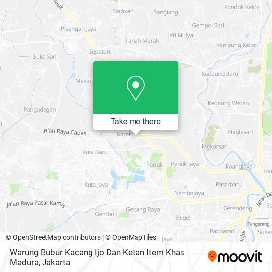 Warung Bubur Kacang Ijo Dan Ketan Item Khas Madura map