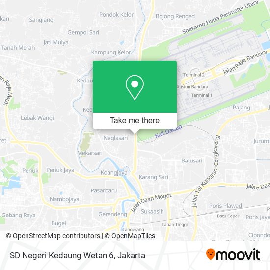 SD Negeri Kedaung Wetan 6 map