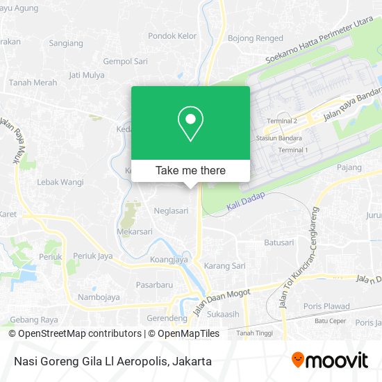 Nasi Goreng Gila Ll Aeropolis map