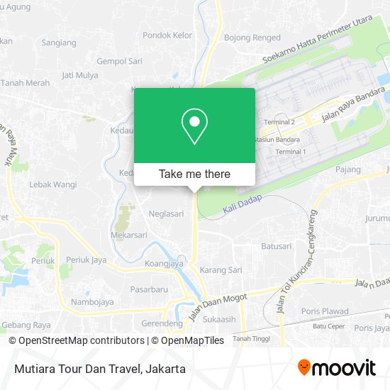 Mutiara Tour Dan Travel map