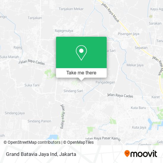 Grand Batavia Jaya Ind map
