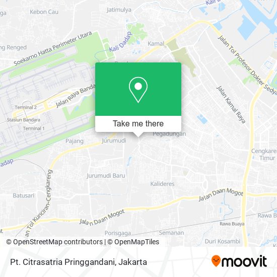 Pt. Citrasatria Pringgandani map