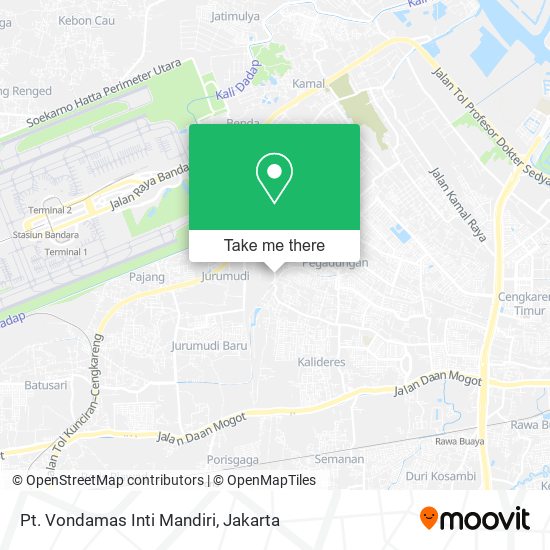 Pt. Vondamas Inti Mandiri map