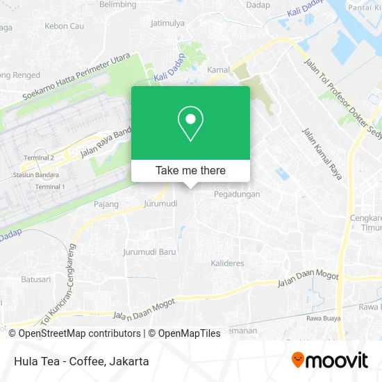 Hula Tea - Coffee map