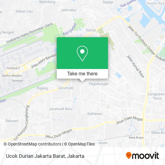 Ucok Durian Jakarta Barat map