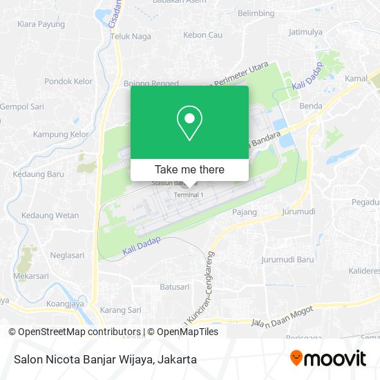 Salon Nicota Banjar Wijaya map