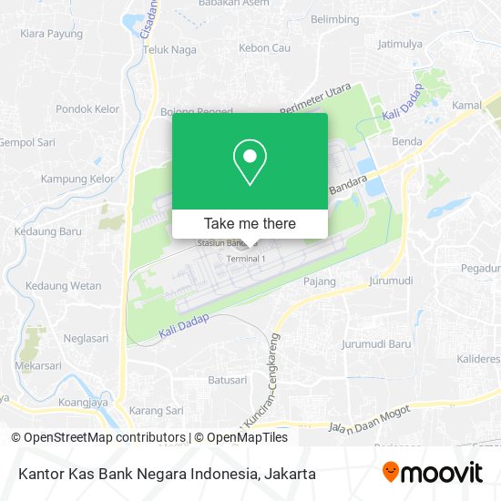 Kantor Kas Bank Negara Indonesia map