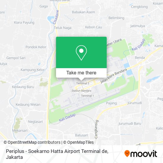 Periplus - Soekarno Hatta Airport Terminal de map