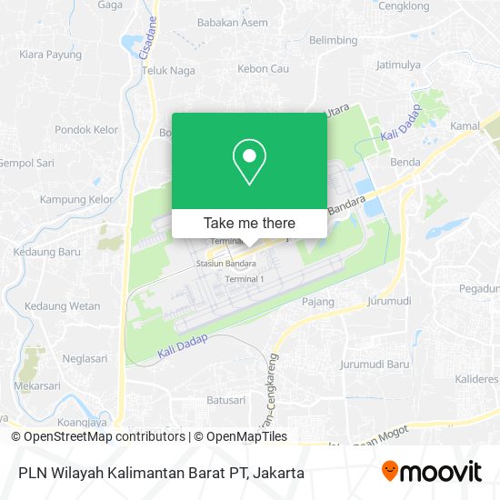 PLN Wilayah Kalimantan Barat PT map