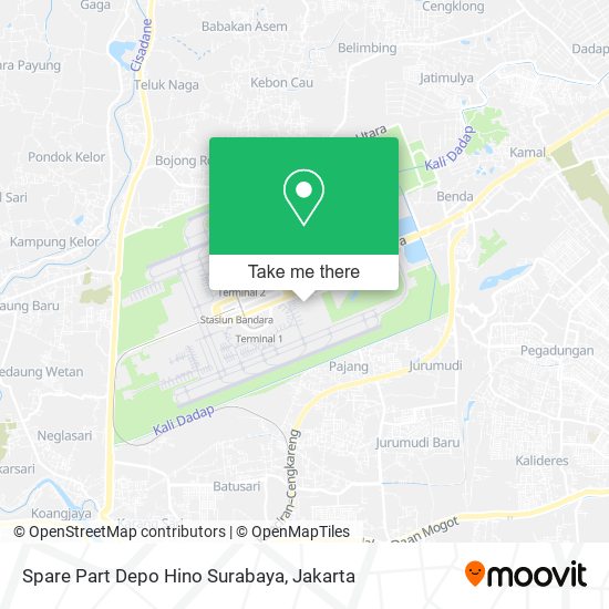 Spare Part Depo Hino Surabaya map