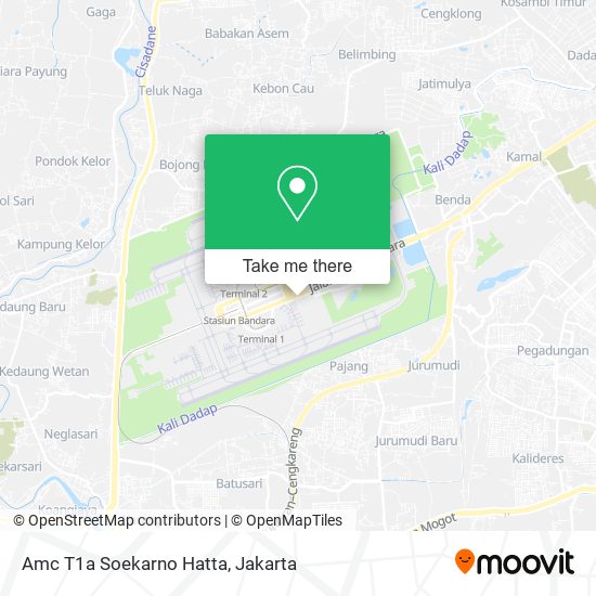 Amc T1a Soekarno Hatta map