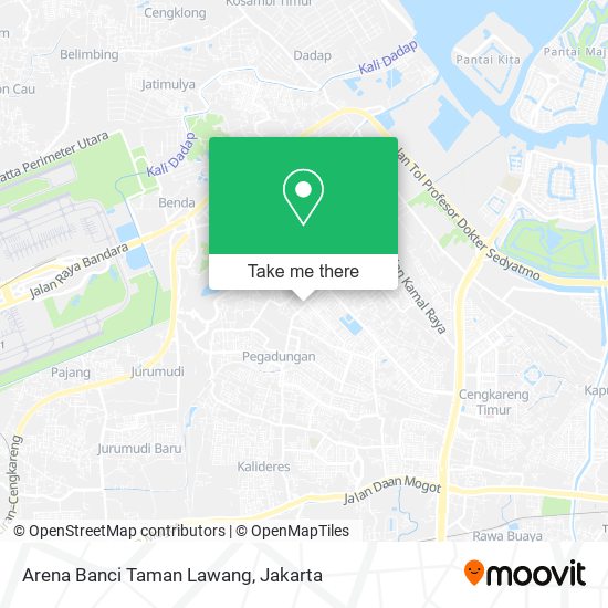 Arena Banci Taman Lawang map