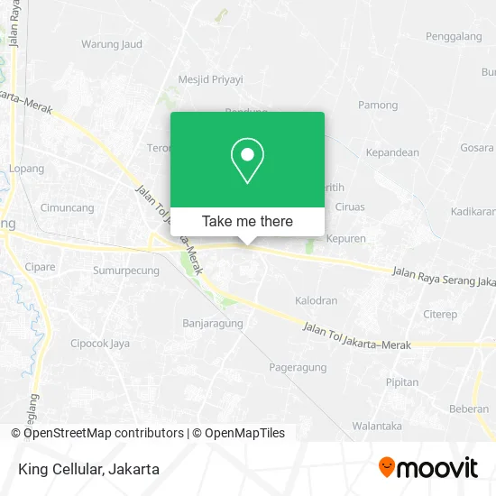 King Cellular map