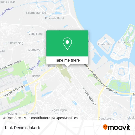 Kick Denim map