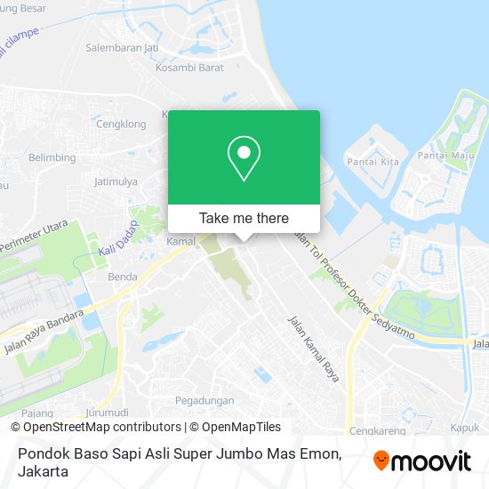 Pondok Baso Sapi Asli Super Jumbo Mas Emon map