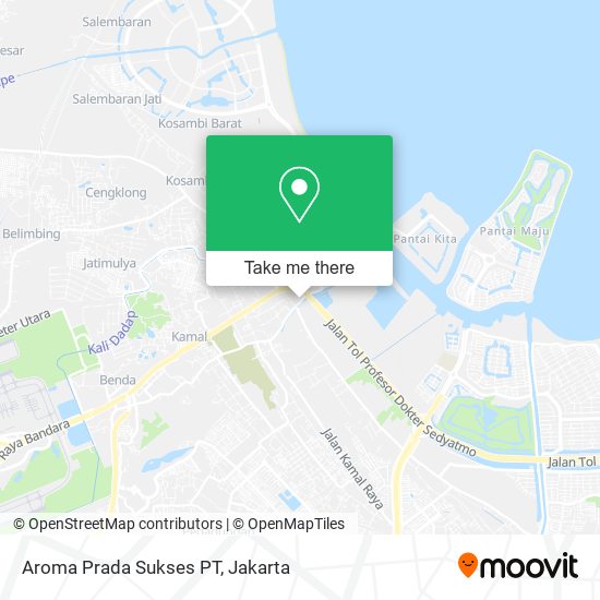 Aroma Prada Sukses PT map