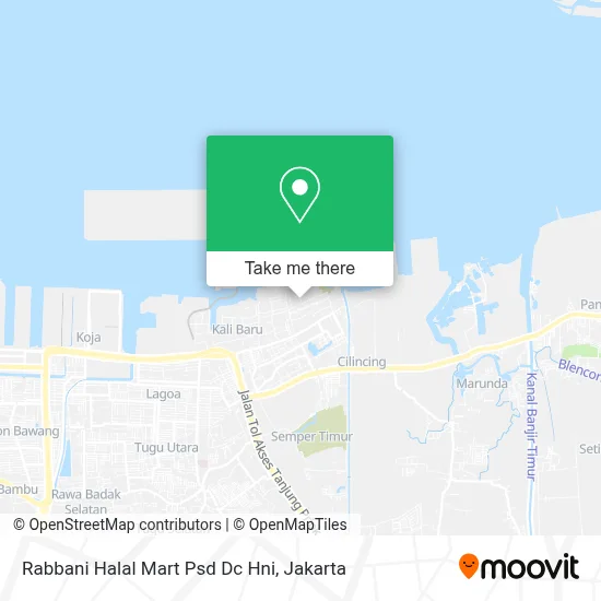 Rabbani Halal Mart Psd Dc Hni map