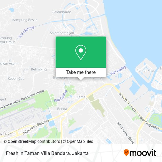 Fresh in Taman Villa Bandara map