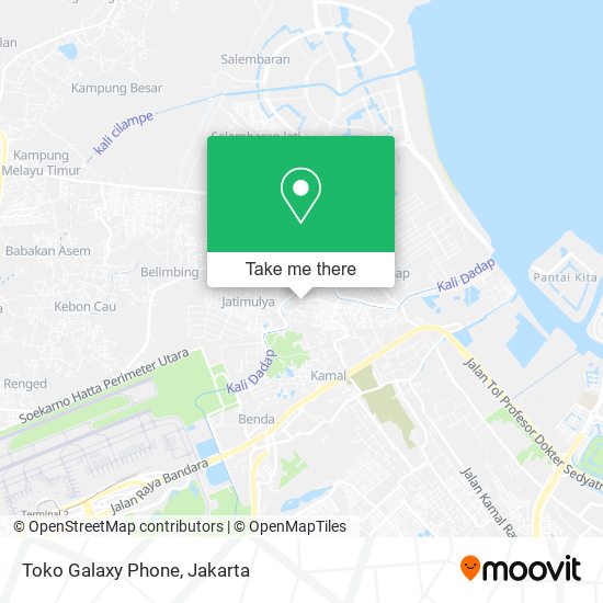 Toko Galaxy Phone map