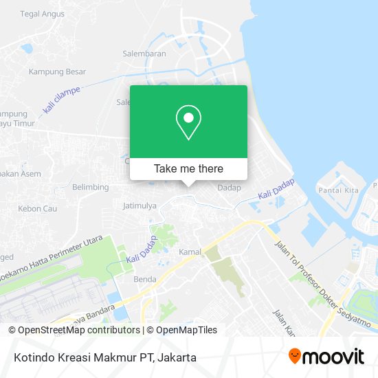 Kotindo Kreasi Makmur PT map