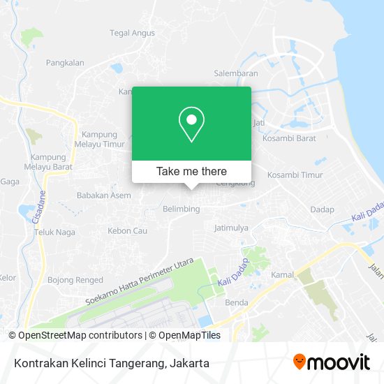Kontrakan Kelinci Tangerang map