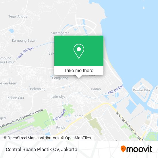 Central Buana Plastik CV map