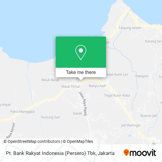 Pt. Bank Rakyat Indonesia (Persero) Tbk map