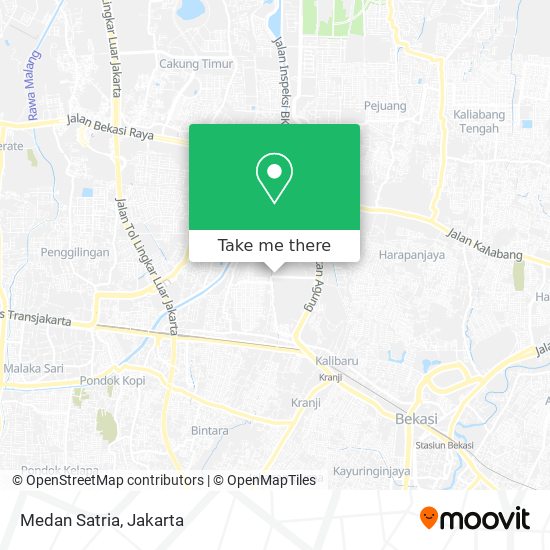 Medan Satria map