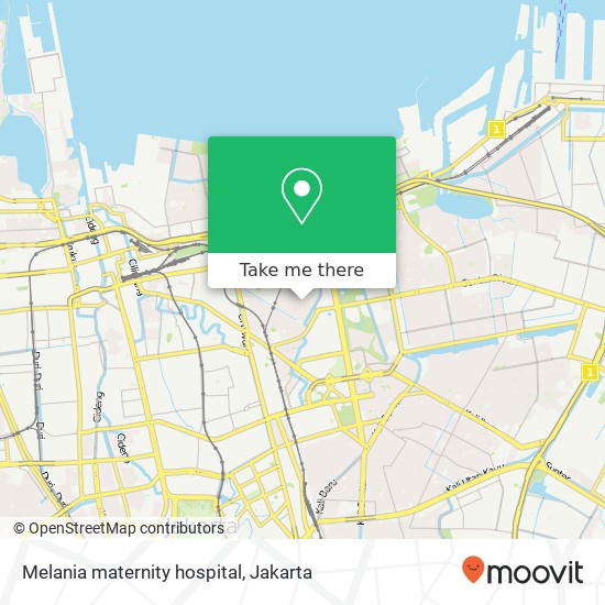 Melania maternity hospital map