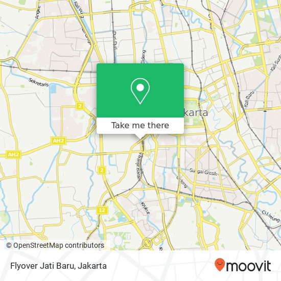 Flyover Jati Baru map