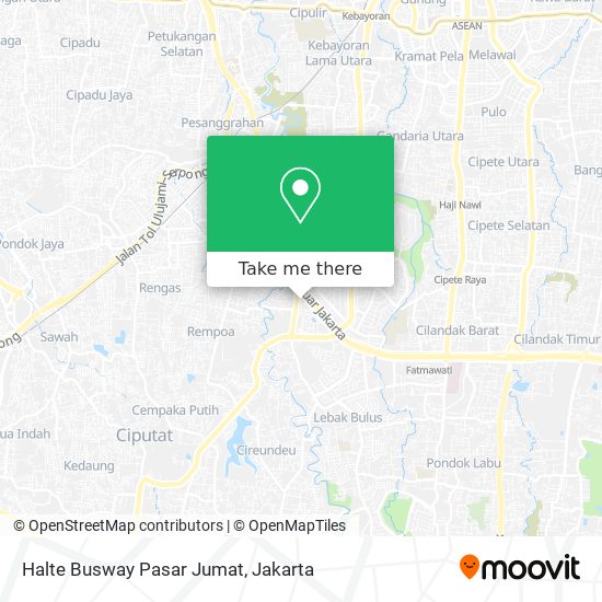 Halte Busway Pasar Jumat map