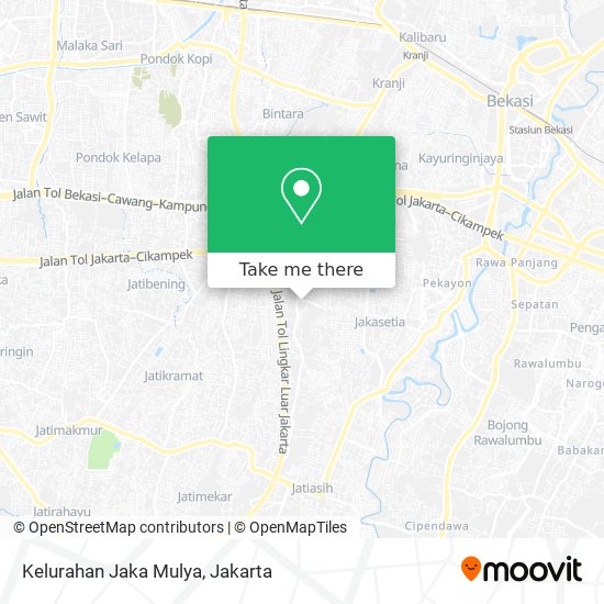 Kelurahan Jaka Mulya map