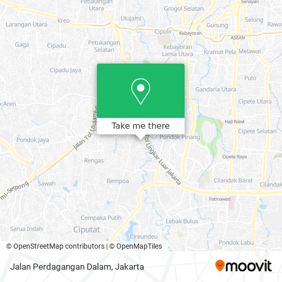 Jalan Perdagangan Dalam map