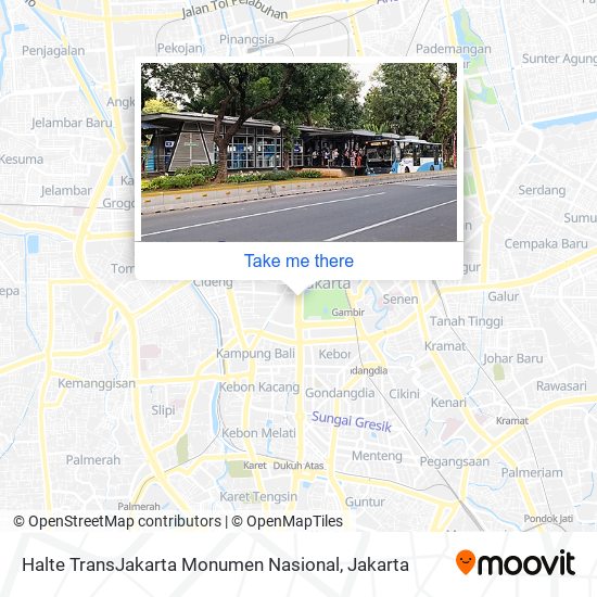 Halte TransJakarta Monumen Nasional map