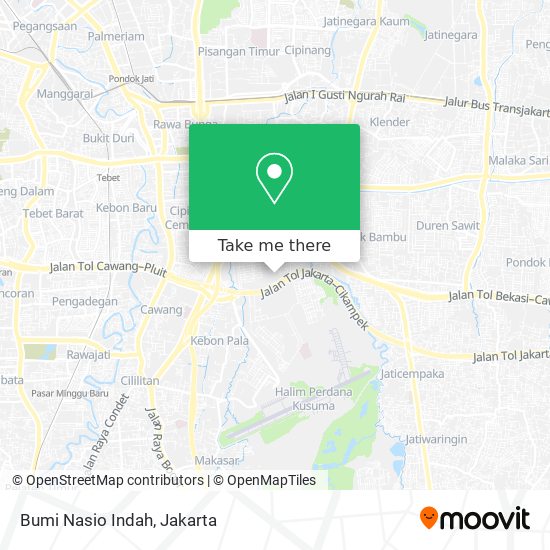 Bumi Nasio Indah map