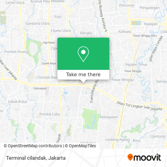Terminal cilandak map